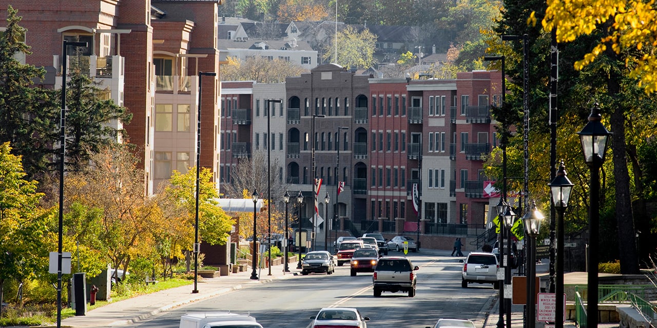 City street during the day